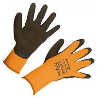 Produktbild von Kerbl PowerGrab Thermo Winterhandschuhe mit Latexbeschichtung Orange Größe 10