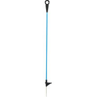 Produktbild von Kerbl Premium Ovaler Glasfaserzaunpfahl mit Spaten Blau 10 Stück