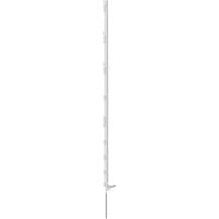 Produktbild von Kerbl Premium PVC-Zaunpfahl mit Isolator in Weiß 5er Packung