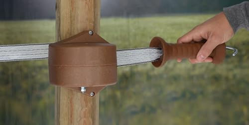 Kerbl Premium Tor-Set Flexigate Elektrozaun Kit mit 40 mm Band in Grün und Braun aus Kunststoff – Bild 1 von 4