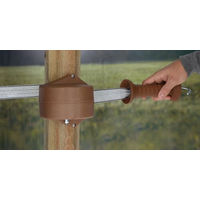 Produktbild von Kerbl Premium Tor-Set Flexigate Elektrozaun Kit mit 40 mm Band in Grün und Braun aus Kunststoff
