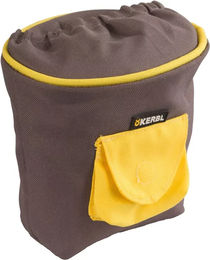 Kerbl Pro Futterbeutel und Belohnungstasche aus Polyester in Grau/Gelb – Bild 1 von 4
