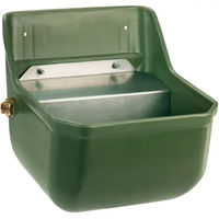 Produktbild von Kerbl PVC Tränke mit konstantem Wasserstand und 1/2 Zoll Anschluss in Grün