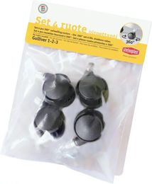 Produktbild von Kerbl Radsatz für Transportkäfig Schwarz