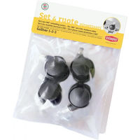 Produktbild von Kerbl Radsatz für Transportkäfig Schwarz