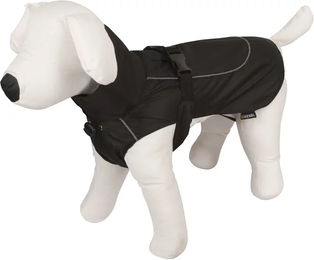 Kerbl Regenmantel für Hunde Schwarz XL aus Polyester wasserabweisend – Bild 1 von 8