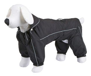 Kerbl Regenmantel Manchester Hundeweste wasserdicht Schwarz Größe S – Bild 1 von 2