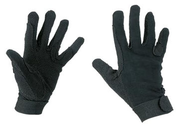 Kerbl Reithandschuhe aus Baumwolle Jersey Schwarz Grösse XL Unisex – Bild 1 von 2
