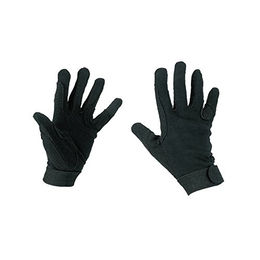 Kerbl Reithandschuhe aus Baumwolle Jersey Schwarz XS Unisex – Bild 1 von 3