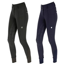 Kerbl Reithose HighWaist wasserabweisend aus Polyester in Grau Grösse 46 – Bild 1 von 8