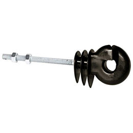 Kerbl Ringisolator aus Kunststoff mit metrischem Gewinde in Schwarz – Bild 1 von 3