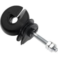 Produktbild von Kerbl Ringisolator mit metrischem Gewinde 35 x 6mm aus Kunststoff in Schwarz 25er Packung
