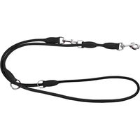 Produktbild von Kerbl Roma Hundeleine aus Leder in Schwarz 200 cm