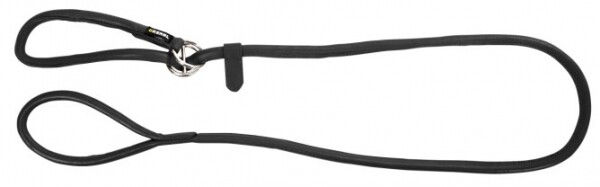 Kerbl Roma Rundleder-Schlupfleine für Hunde aus Leder in Schwarz 170cm - 170 cm – Bild 1 von 7