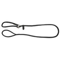 Produktbild von Kerbl Roma Rundleder-Schlupfleine für Hunde aus Leder in Schwarz 170cm - 170 cm