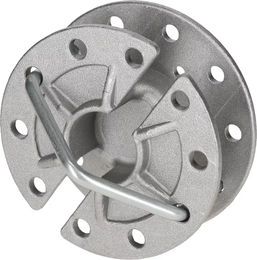 Kerbl Rotierender Drahtspanner aus Metall in Silber für Weidezaun Litze und Seil – Bild 1 von 6