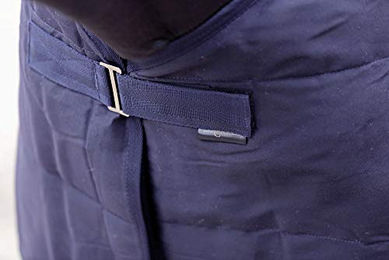 Kerbl RugBe 2in1 Unter- und Stalldecke für Pferde 165 cm Blau – Bild 1 von 5