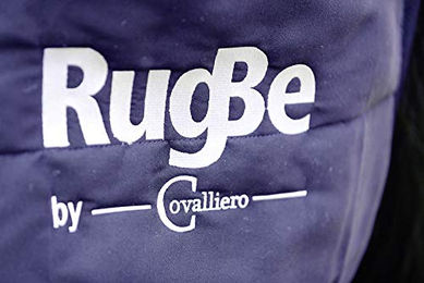 Kerbl RugBe 2in1 Unter- und Stalldecke für Pferde aus Fleece in Navy Blau 125 cm – Bild 1 von 6