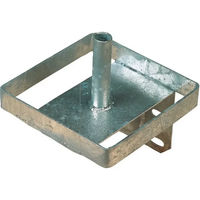 Produktbild von Kerbl Salzlecksteinhalter aus verzinktem Metall in Silber/Grau