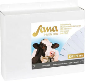 Produktbild von Kerbl Sana Premium Milchfilter aus Stoff Grau 200 Stück