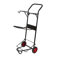Produktbild von Kerbl Sattelcaddy Sattelwagen aus Metall in Schwarz