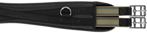 Kerbl Sattelgurt aus Kunstleder in Schwarz 130 cm - 130 cm – Bild 1 von 4