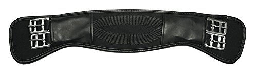 Kerbl Sattelgurt Kurzgurt anatomisch geformt Schwarz 70 cm - 70 cm – Bild 1 von 5