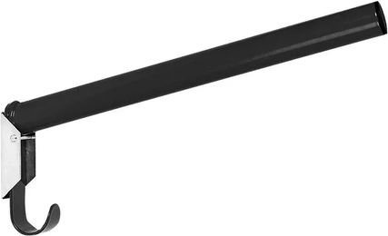 Produktbild von Kerbl Sattelhalter aus Metall mit integrierten Netzen in Schwarz