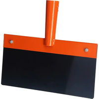 Produktbild von Kerbl Schaber aus Edelstahl ohne Stiel in Rot und Schwarz