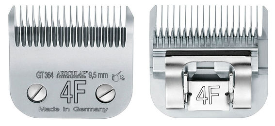 Kerbl Scherkopf SnapOn Nr. 4F 9,5 mm aus Metall in Silber – Bild 1 von 4