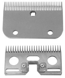 Kerbl Schermesser-Set AR2 Typ 220 aus Metall mit 24 und 35 Zähnen in Silber – Bild 1 von 2