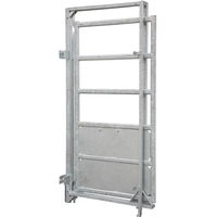 Produktbild von Kerbl Schiebetür aus Metall in Silber und Grau