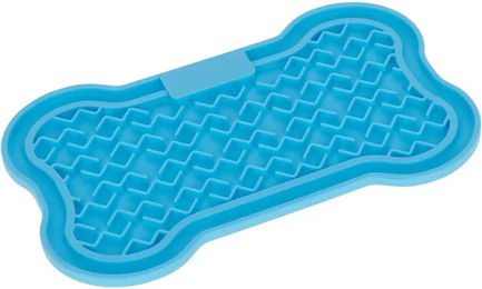 Produktbild von Kerbl Schleckmatte Intelligenzspielzeug aus Silikon Blau