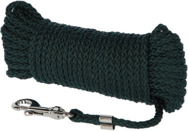 Kerbl Schleppleine für Hunde aus Nylon 20 m dunkelgrün wasserabweisend - 20 m – Bild 1 von 3