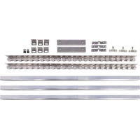 Produktbild von Kerbl Schnellwechsel-Seitenverstellungssystem für Lamellenvorhang aus Edelstahl in Silber