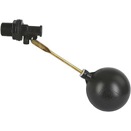 Kerbl Schwimmerventil 220P 3/4 Zoll für Weidetränken und Weidetröge aus Kunststoff in Schwarz – Bild 1 von 2