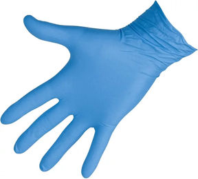 Produktbild von Kerbl Sensitive Nitril Einweghandschuhe Blau XL 100 Stück