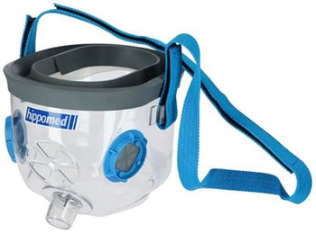 Kerbl Shettymaske für Inhalationsset aus Gummi in Transparent Weiß Blau – Bild 1 von 6
