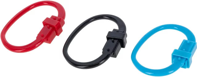 Kerbl Sicherheitsverankerungsring aus Kunststoff in Schwarz oder Bunt 3er Pack – Bild 1 von 1