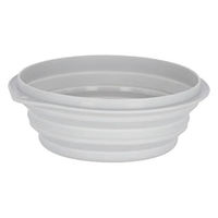 Produktbild von Kerbl Silikon Reisenapf faltbar grau 2000ml für Haustiere - 2000 ml