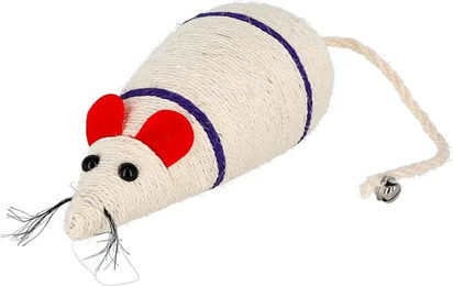 Produktbild von Kerbl Sisal-Spielmaus für Katzen in Beige und Weiß