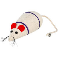 Produktbild von Kerbl Sisal-Spielmaus für Katzen in Beige und Weiß