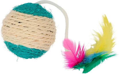 Produktbild von Kerbl Sisalball für Katzen bunt