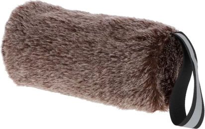 Kerbl Snackdummy Lernrolle aus Plüsch für Hunde Braun – Bild 1 von 7