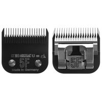 Produktbild von Kerbl SnapOn Scherkopf mit DLC-Beschichtung Größe 5F 6,3 mm in Schwarz und Silber