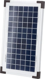 Produktbild von Kerbl Solarpanel aus Edelstahl in Silber und Blau