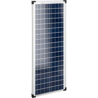 Produktbild von Kerbl Solarpanel mit Laderegler aus Edelstahl in Weiß und Blau