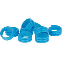 Produktbild von Kerbl Spiralring aus Kunststoff Blau 20 mm für Hühnerställe 100 Stück