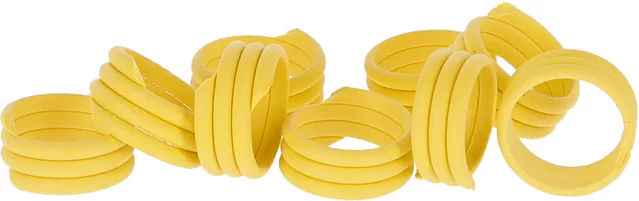 Produktbild von Kerbl Spiralring aus Kunststoff Gelb 18 mm für Hühnerställe 100 Stück