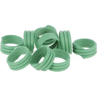 Produktbild von Kerbl Spiralringe für Hühnerställe aus Kunststoff grün 16 mm 20er Pack